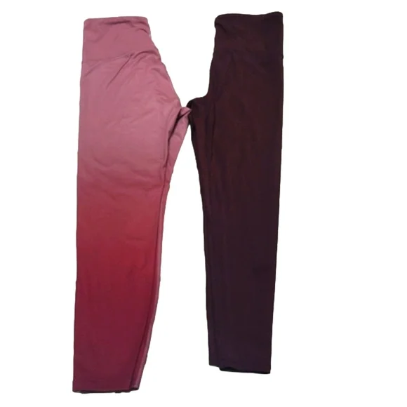 2 Piece Bundle of Athletic Leggings Yoga Pants Gym - Picture 2 of 6